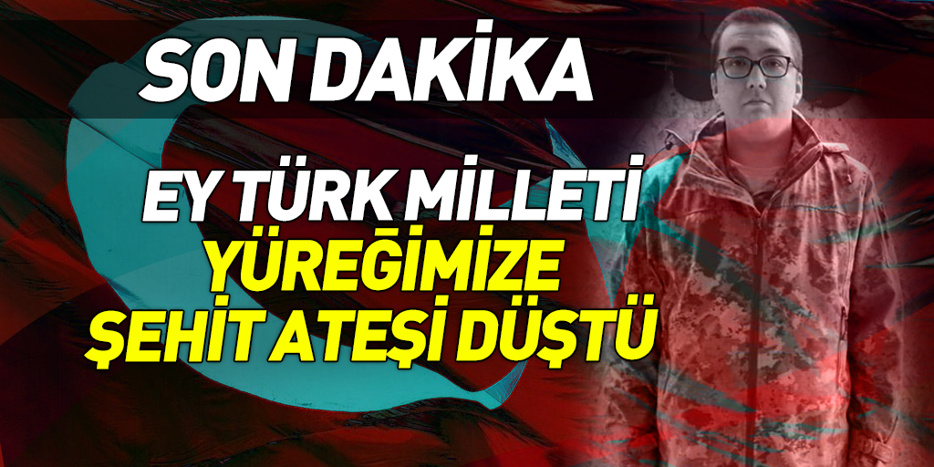 Ey Türk Milleti Yüreğimize Şehit Ateşi Düştü