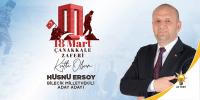 Ak Parti Bilecik Milletvekili Aday Adayı Hüsnü Ersoy, Çanakkale Zaferi Mesajı