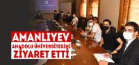 Türkmenistan Büyükelçisi Amanlıyev, Anadolu Üniversitesini ziyaret etti